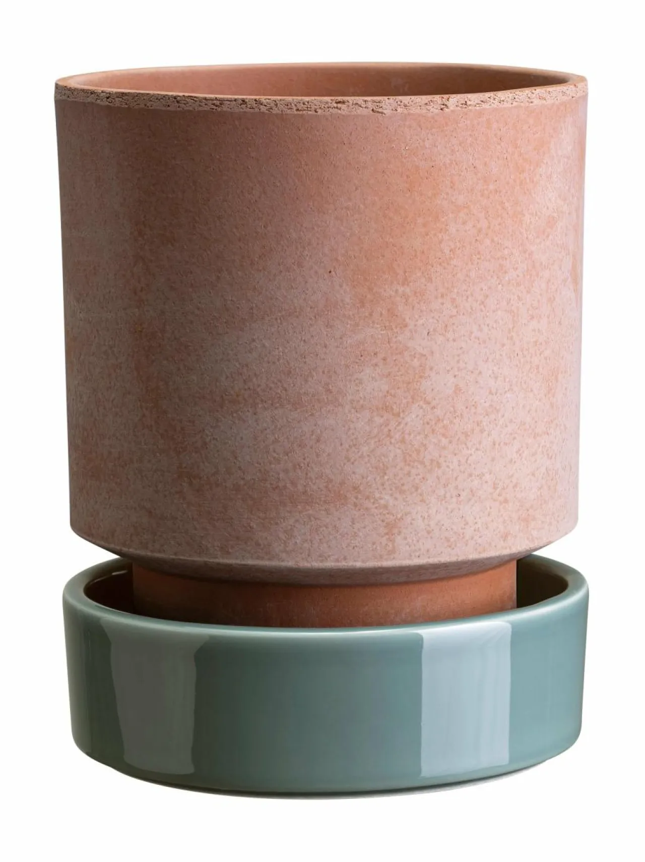 Ruukut & Istutusastiat<Bergs Potter Hoff Raw Glazed -ruukku Ø 18 cm ROSA / MISTY BLUE