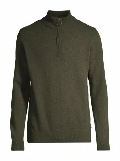 Neuleet<Barbour Holden Half Zip -neulepusero OL91 OLIVE MARL