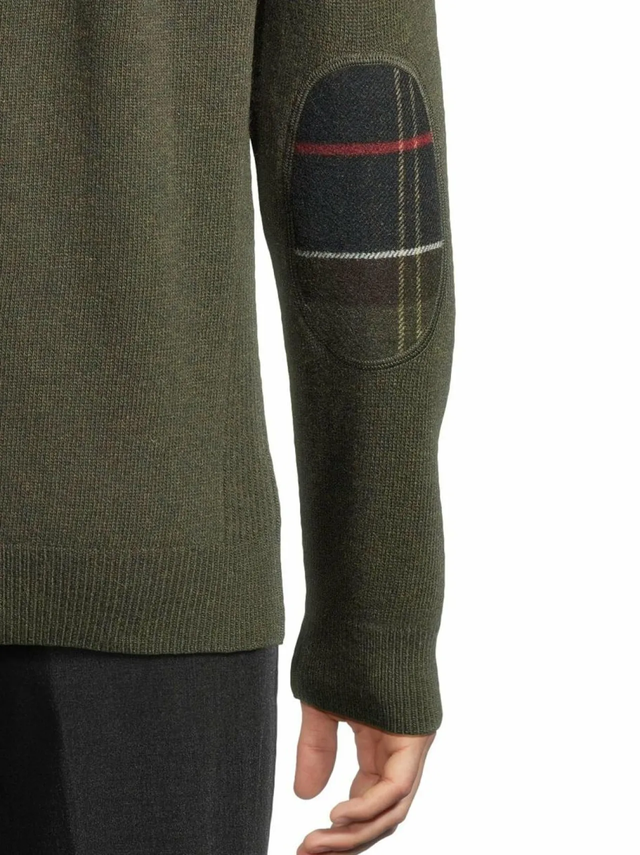 Neuleet<Barbour Holden Half Zip -neulepusero OL91 OLIVE MARL