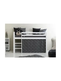 Hoppekids ECO Dream puolikorkea sänky 70 x 160 cm, Valkoinen^ Lasten Kalusteet