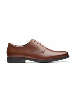 Kävelykengät & Loaferit<Clarks Howard Walk -nahkakengät DARK TAN LEA