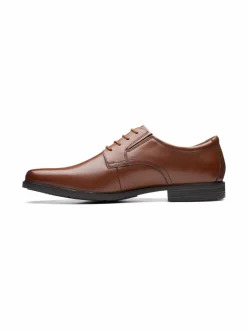 Kävelykengät & Loaferit<Clarks Howard Walk -nahkakengät DARK TAN LEA