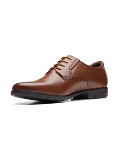 Kävelykengät & Loaferit<Clarks Howard Walk -nahkakengät DARK TAN LEA