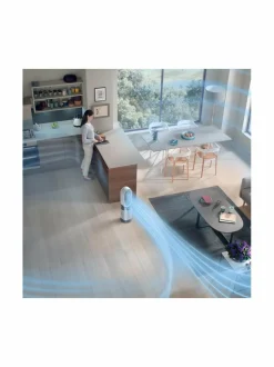 Sisäilma<Dyson HP10 Hot + Cool Gen1 -ilmanpuhdistin + lämmittävä tuuletin WHITE/NICKEL