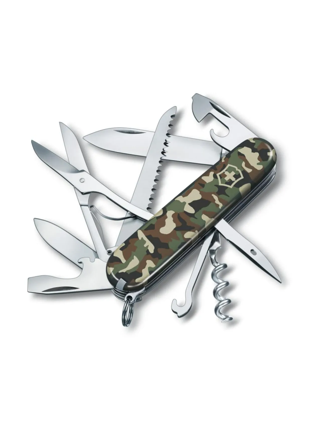 Retkeilytarvikkeet<Victorinox Swiss Army Knives Huntsman, camouflage VIHREÄ