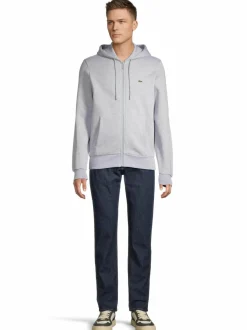 Paidat<Lacoste Hupullinen collegetakki SILVER CHINE