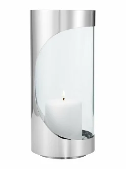 Kynttilät & Lyhdyt<Georg Jensen Hurricane-kynttilälyhty 28 cm STAINLESS STEEL