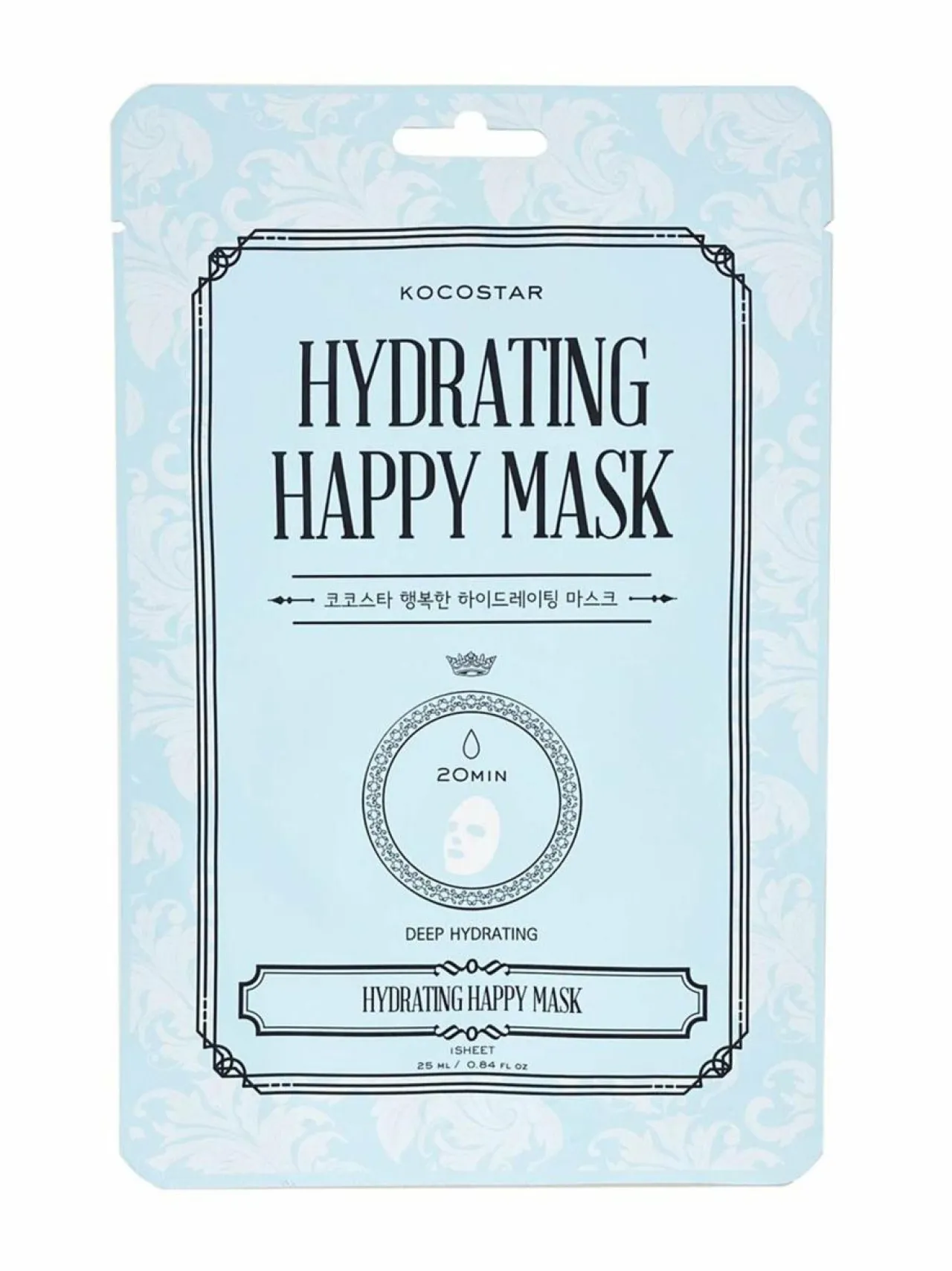 KOCOSTAR Hydrating Happy Mask -kangasnaamio 25 ml^ Kasvojenhoito