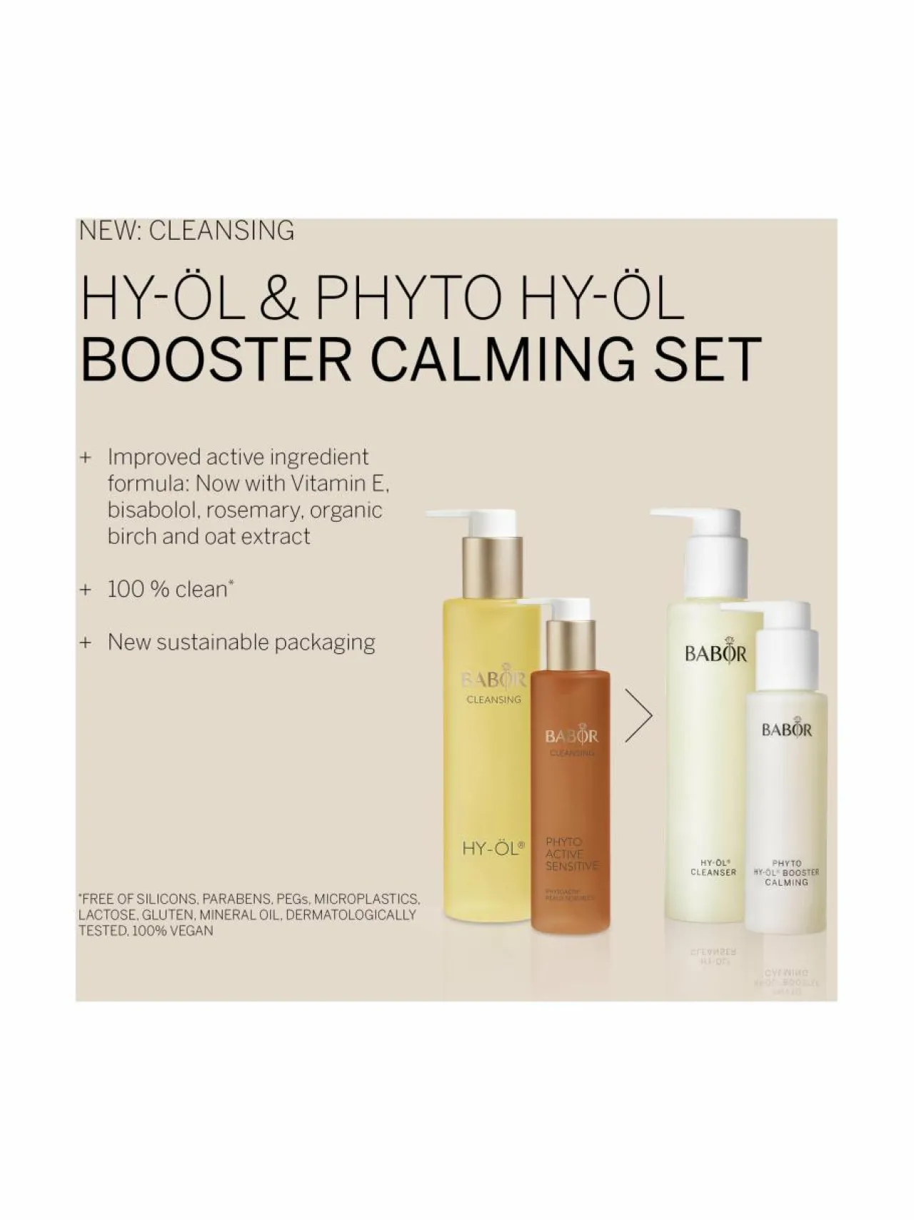 Ihonhoitopakkaukset<Babor HY-ÖL & Phyto HY-ÖL Booster Calming Set -ihonhoitopakkaus