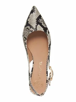 Avokkaat & Korkokengät<Unisa Ibon Slingback -nahkakengät MARFIL