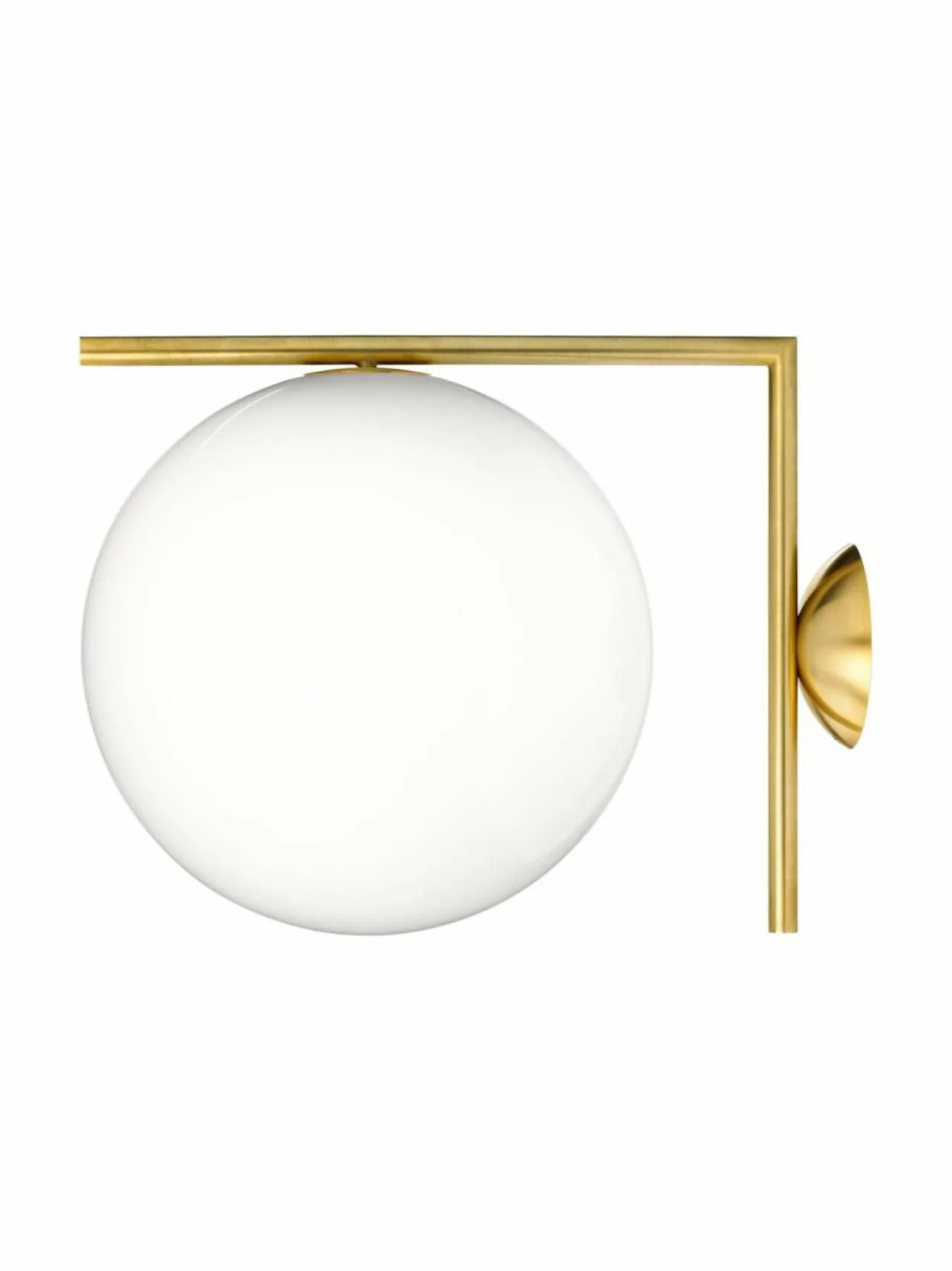 Seinävalaisimet<Flos IC C/W2 -valaisin MESSINKI