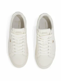 Tommy Hilfiger Icon Court Flag -nahkasneakerit^ Urheilujalkineet|Tennarit & Sneakerit