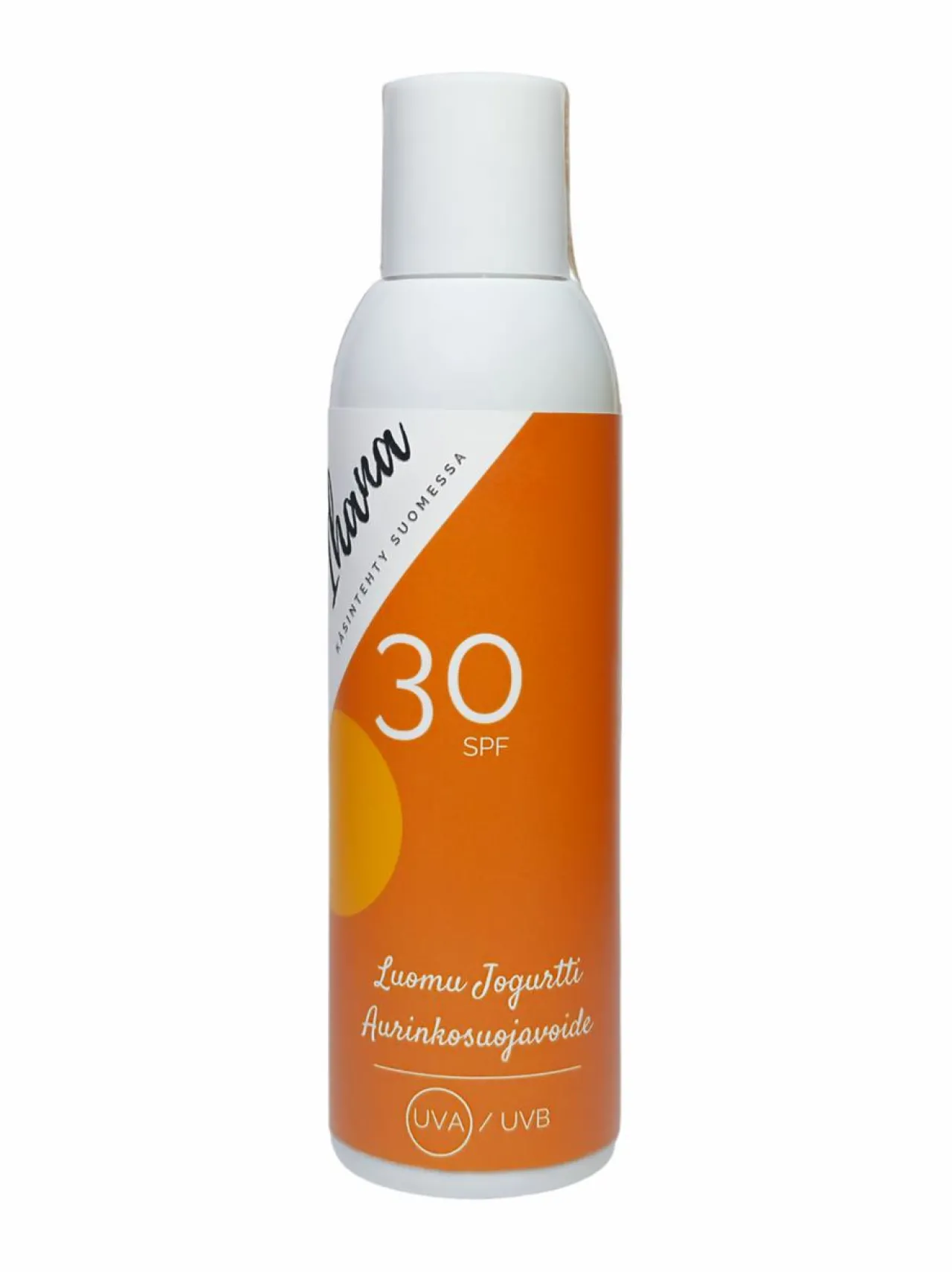 Aurinkotuotteet<Ihana Luomu Jogurtti Aurinkosuojavoide SPF30 150ml