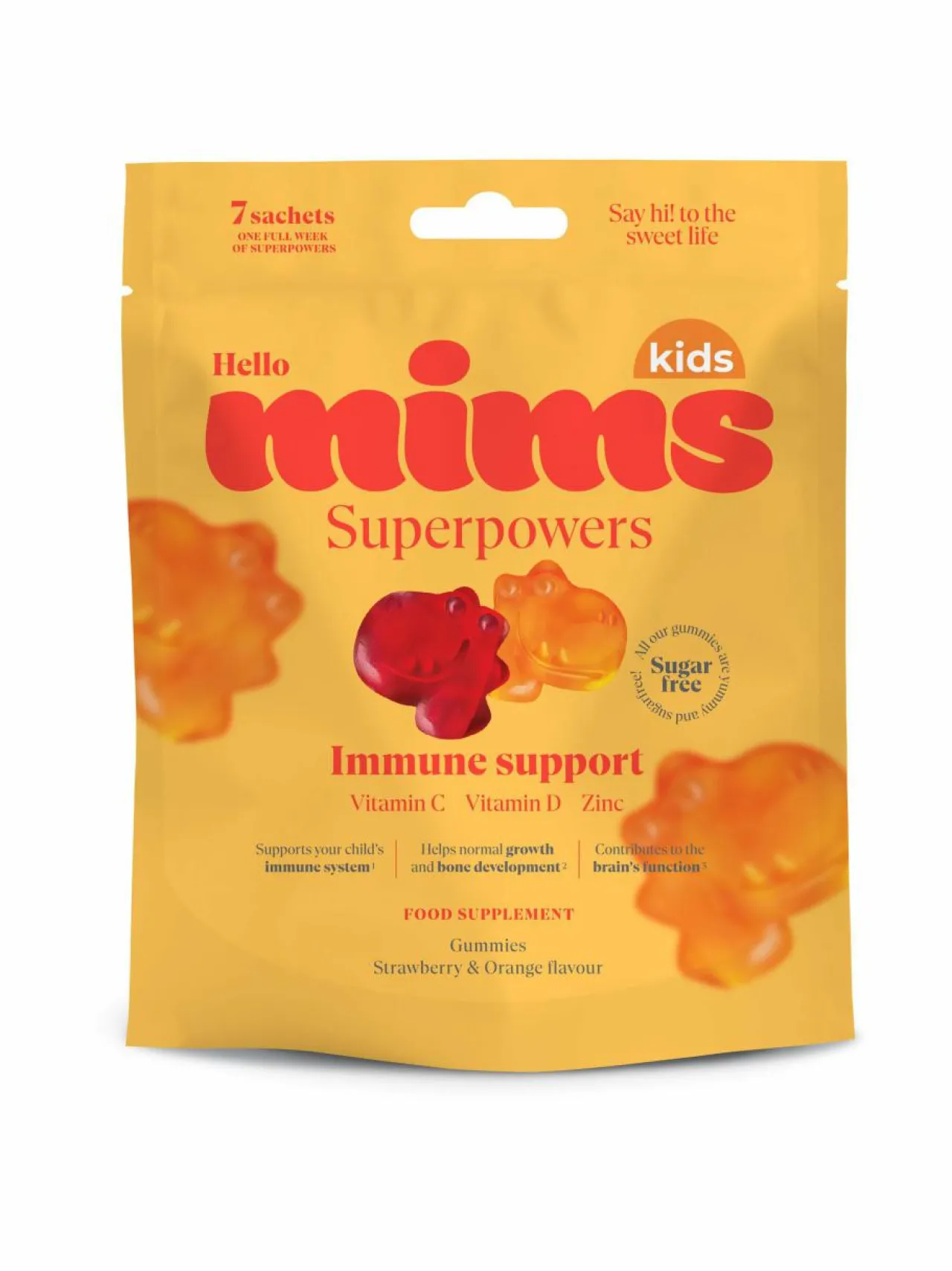 Vitamiinit<Vita MIMS Immune Support Kids -ravintolisä lapsille