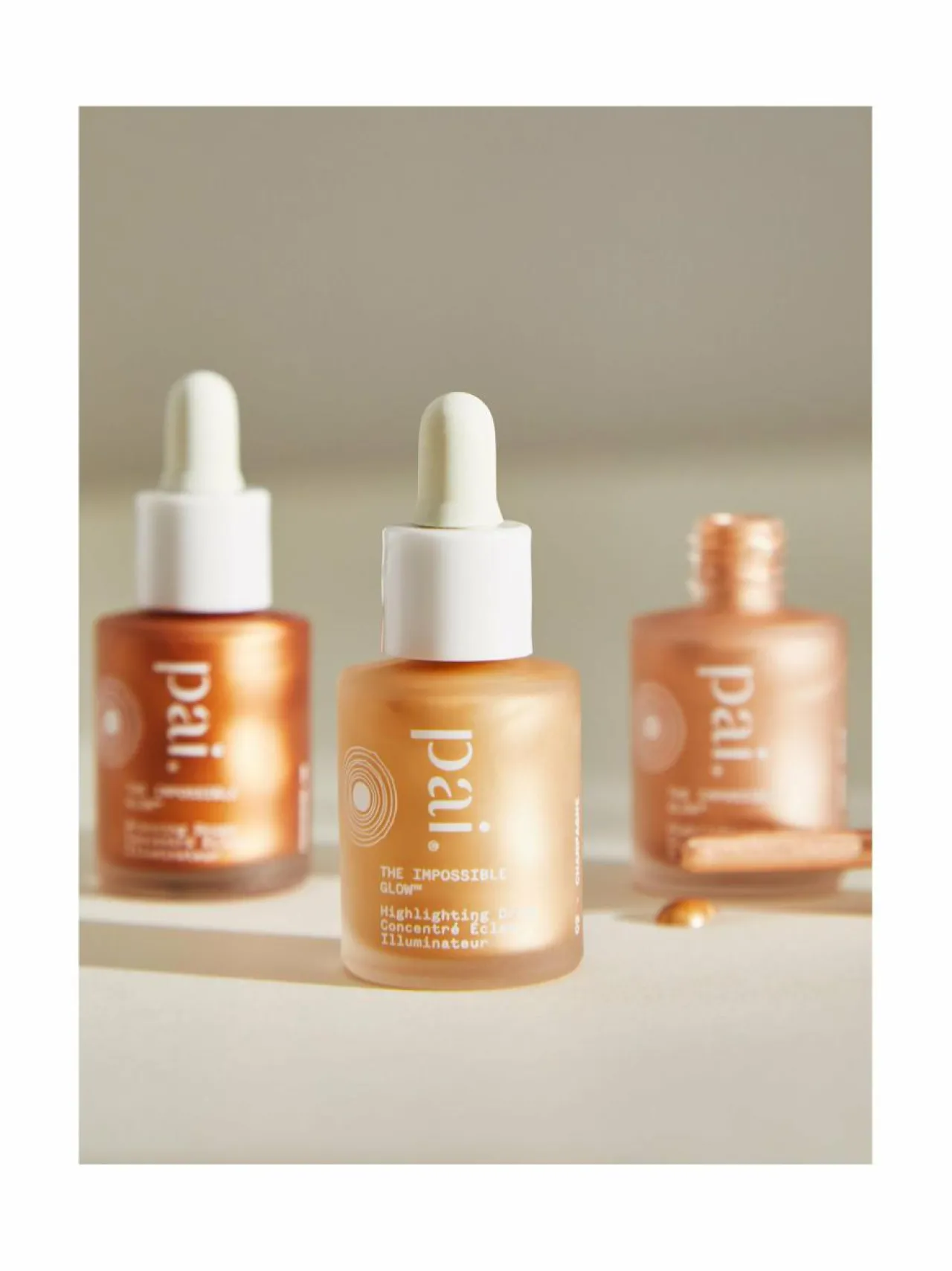 Meikit<Pai Skincare Impossible Glow Drops -hehkutipat 10 ml ROSE GOLD