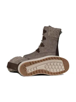 Saappaat<Pomar +plus INARI Naisten Pomar+ GORE-TEX® huopasaapikkaat SAND FELT/BARK WAXY LEATHER
