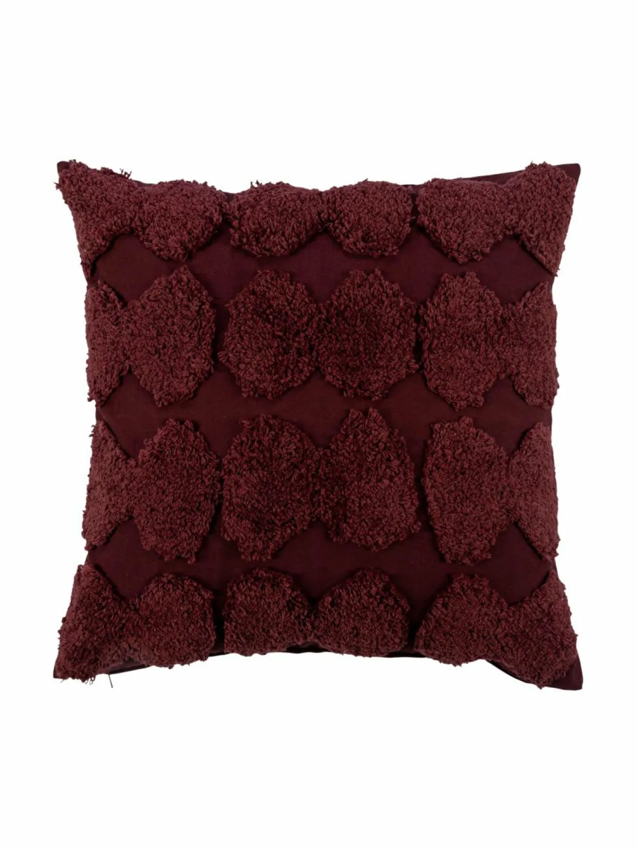 Sisustustyynyt|Huovat & Päiväpeitot<Pentik Inkivääri -tuftattu tyynynpäällinen, 45x45 cm BURGUNDY