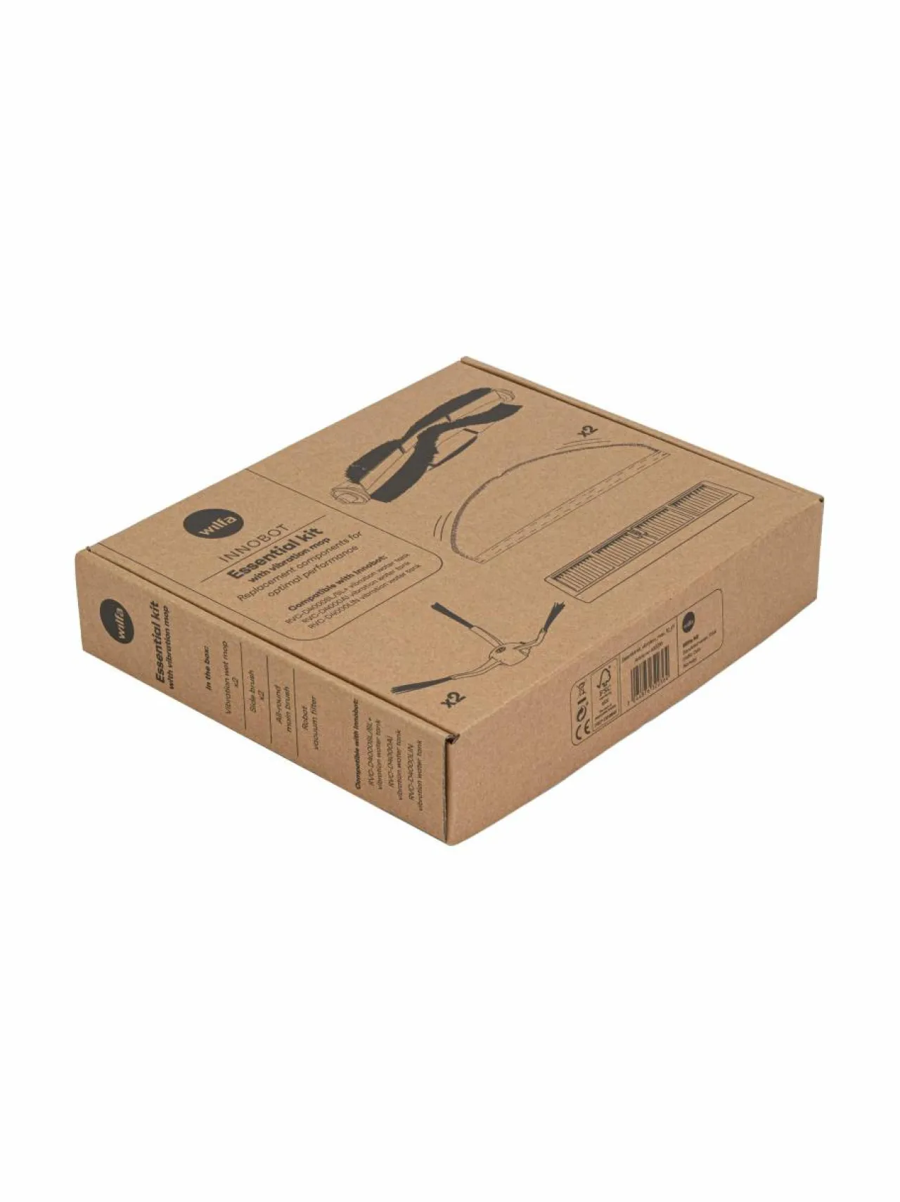 Pölynimurit<Wilfa Innobot Essential Kit For Vibrating Mop -tarvikepaketti BLACK