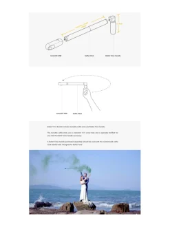 Kamerat<Insta360 Bullet-time Handle & Stick kuvaussauva (One ja X-sarja)