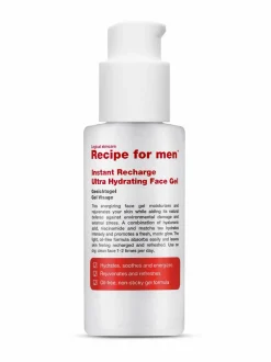 Kasvojenhoito<Recipe for men Instant Recharge Ultra Hydrating Face Gel -kasvovoide