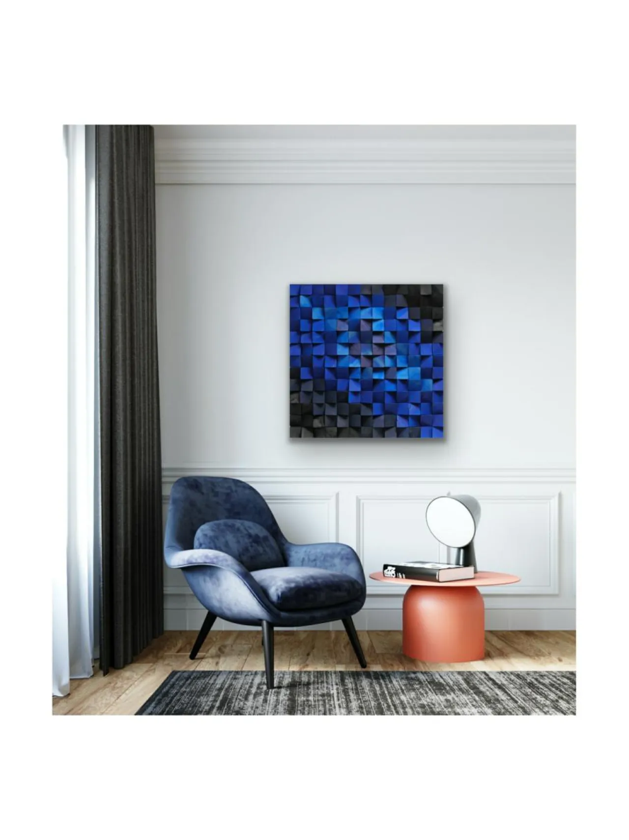 Annika Salmi Art Intuition 63x65 cm Diffuseri^ Taulut & Julisteet