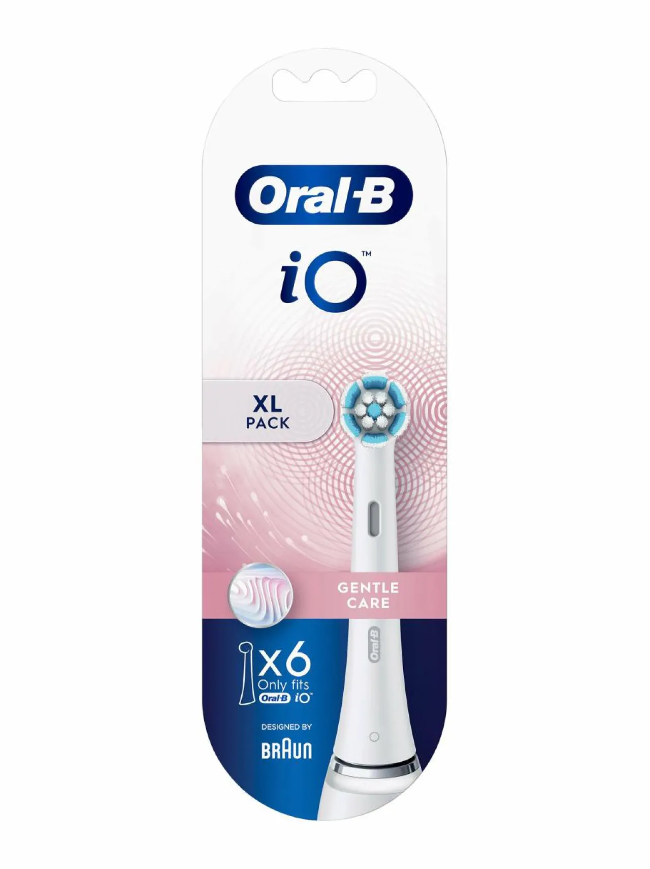 Oral-B iO Gentle Care Refill -vaihtoharja, 6 kpl pakkaus^ Hampaidenhoito