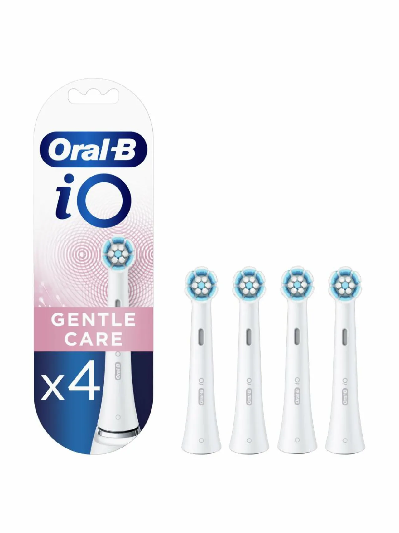Oral-B iO Gentle Care -vaihtopäät 4 kpl^ Hampaidenhoito