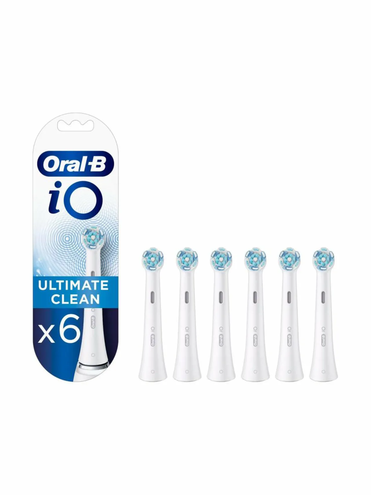 Hampaidenhoito<Oral-B iO Ultimate Clean -vaihtopäät 6 kpl WHITE
