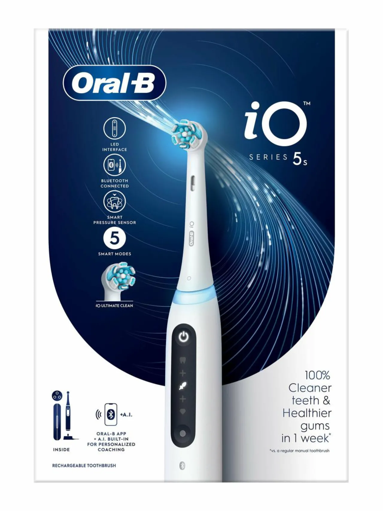 Oral-B iO5-sähköhammasharja^ Hampaidenhoito