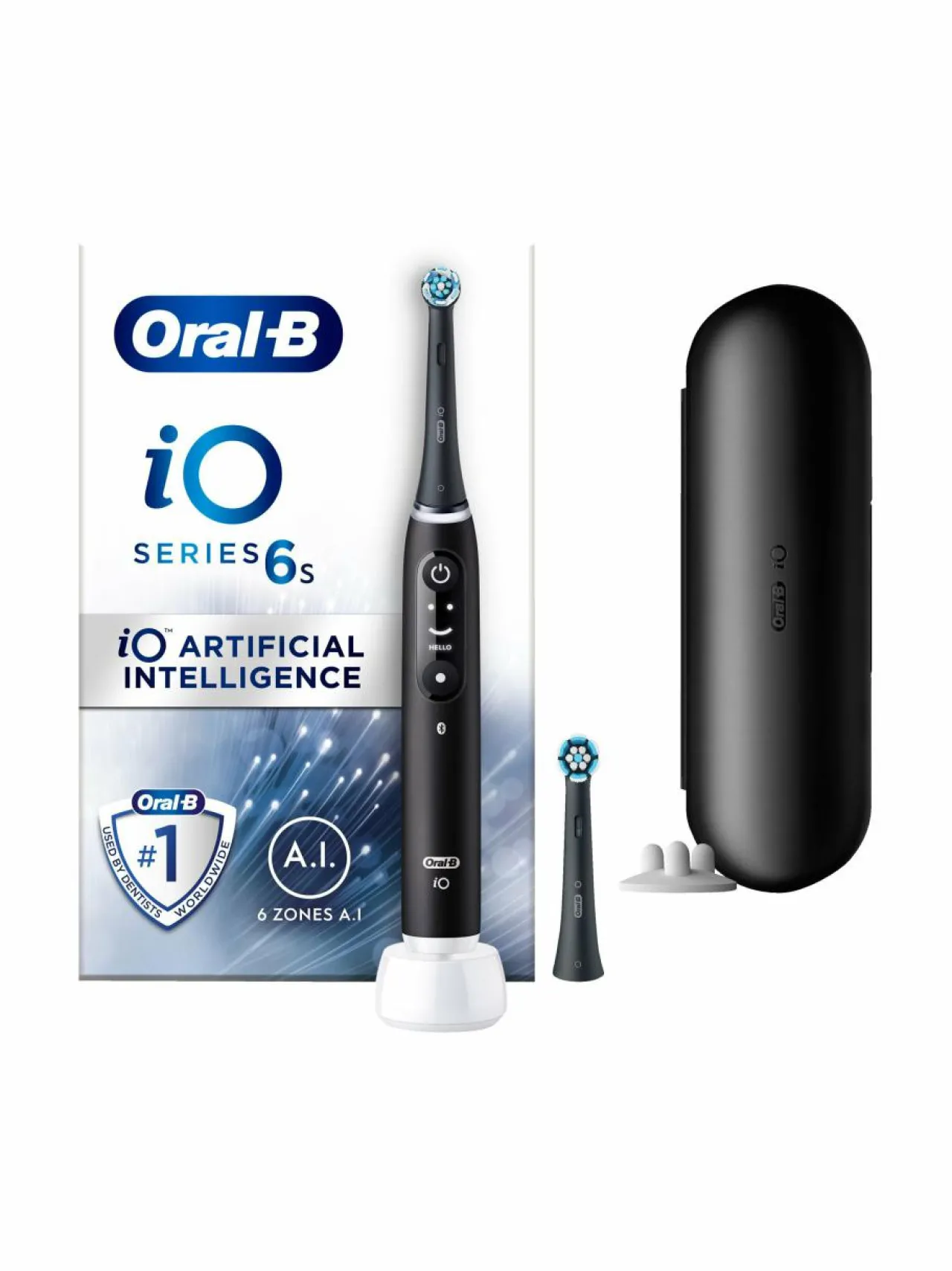 Oral-B iO6S-sähköhammasharja^ Hampaidenhoito