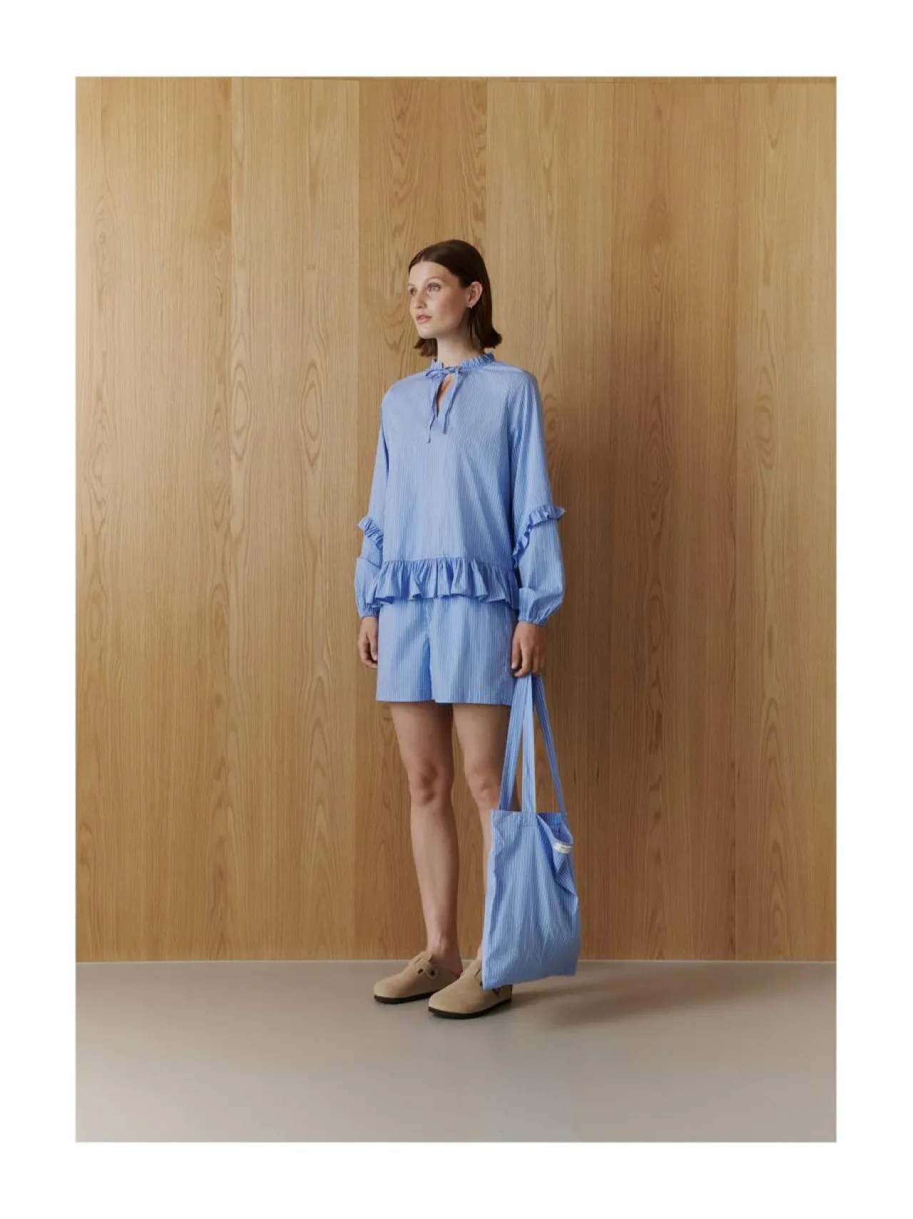 Rosemunde Iris Stripe -pyjamashortsit^ Yö- & Oloasut