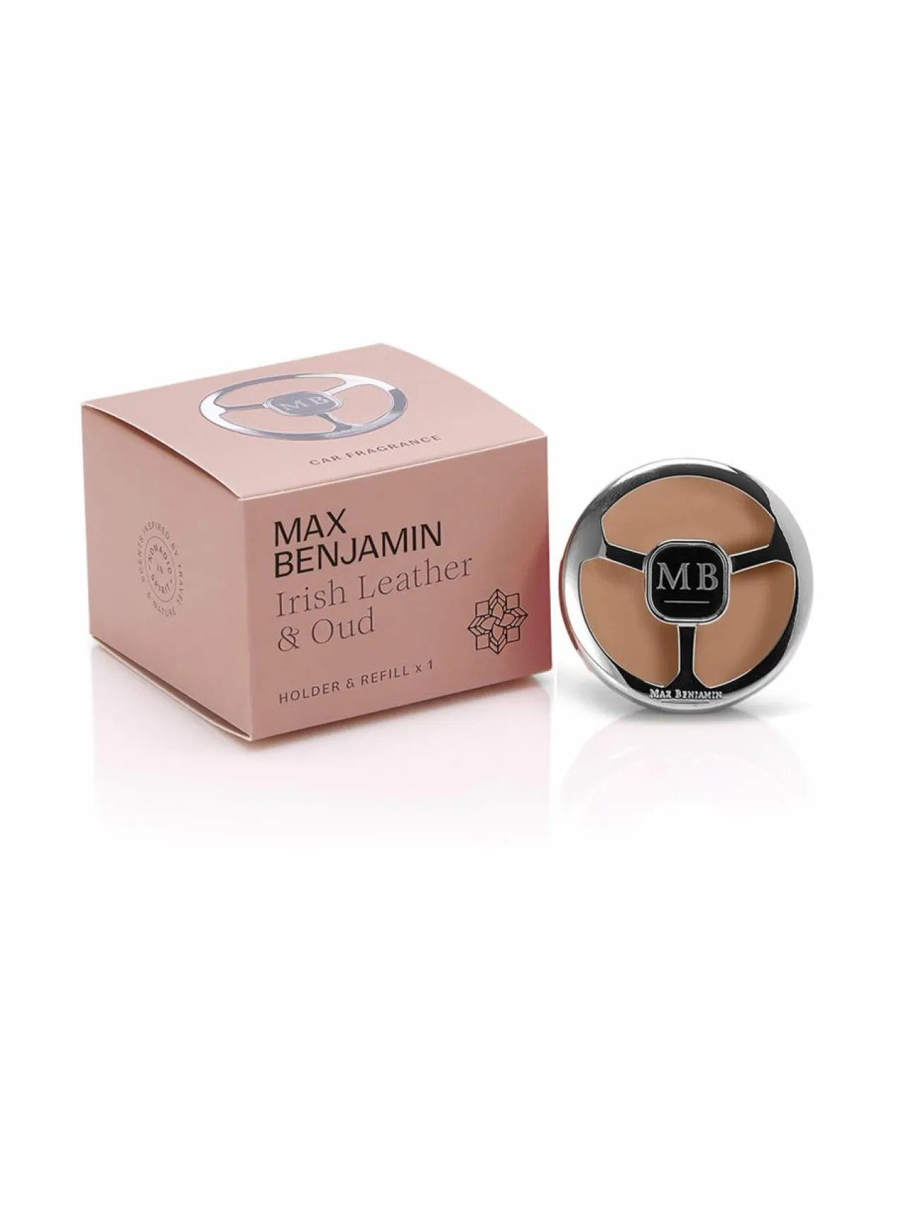 Max Benjamin Irish Leather & Oud -autotuoksu^ Huonetuoksut & Tuoksukynttilät
