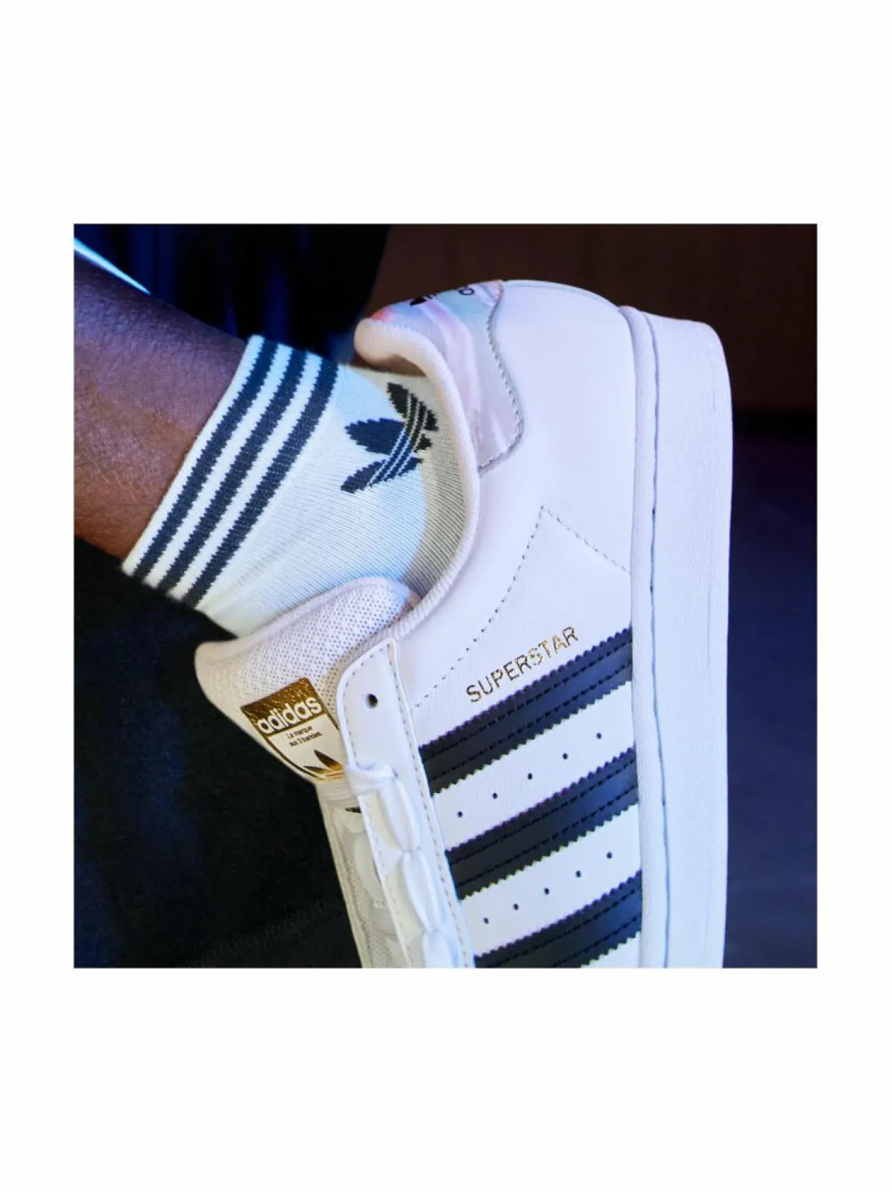 Urheiluasusteet<adidas Originals Island Club Trefoil Ankle -sukat 3-pack EE1152 WHITE/BLACK