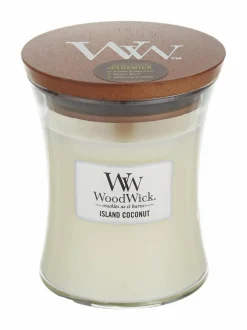 Woodwick Island Coconut -tuoksukynttilä 12 cm^ Kynttilät & Lyhdyt