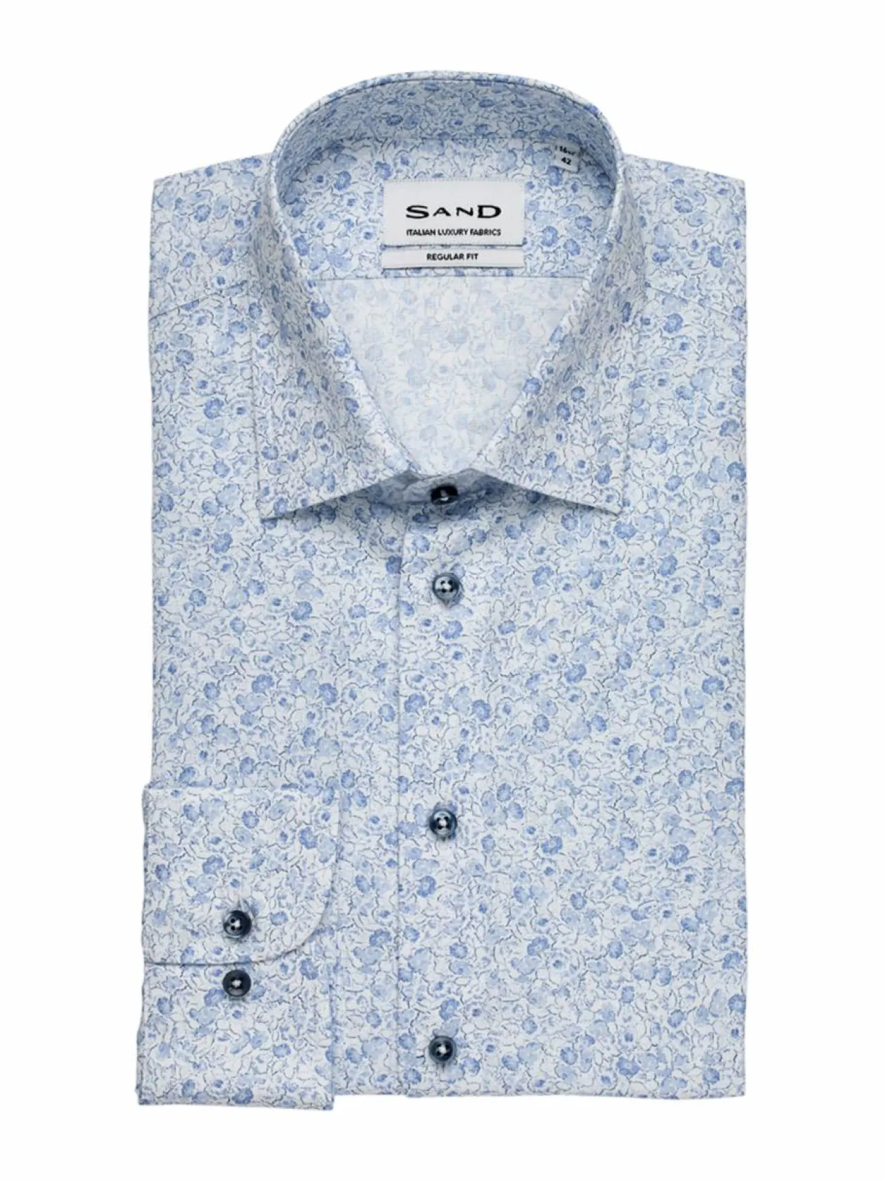 Paidat<SAND Copenhagen Iver Regular Fit -kauluspaita 900 PATTERN