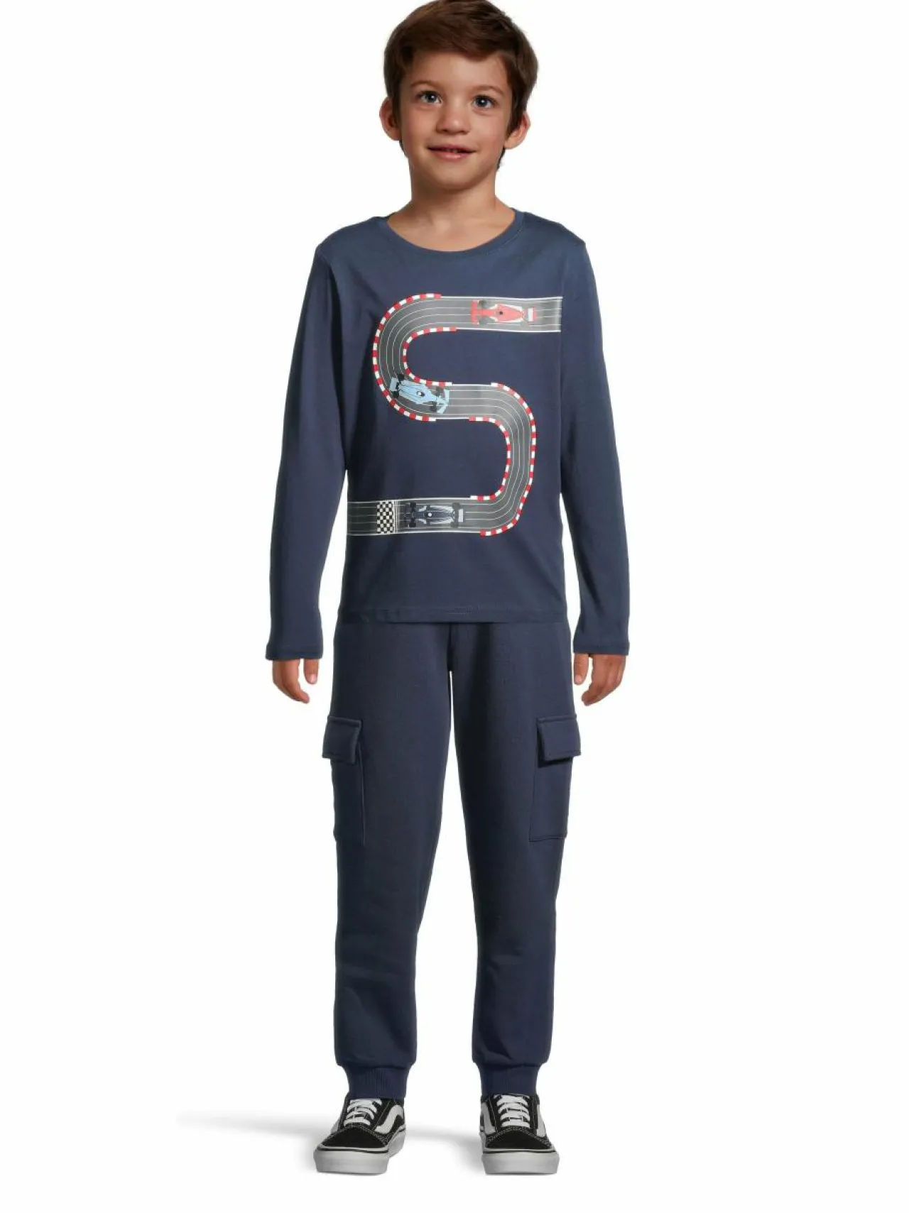 Collegehousut & Leggingsit<Bogi Jaakko-reisitaskuhousut NAVY BLUE