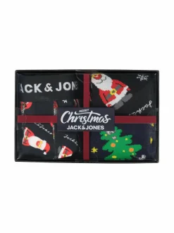 Sukat & Sukkahousut<JACK & JONES junior Jachohoho-lahjapakkaus BLACK