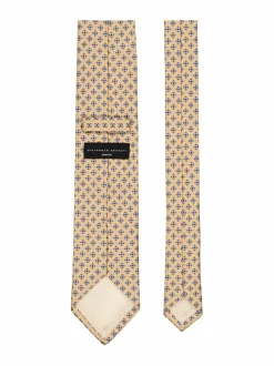 Solmiot & Asusteet<Stockholm Kravatt Jacquard-silkkisolmio M24C LIGHT ORANGE