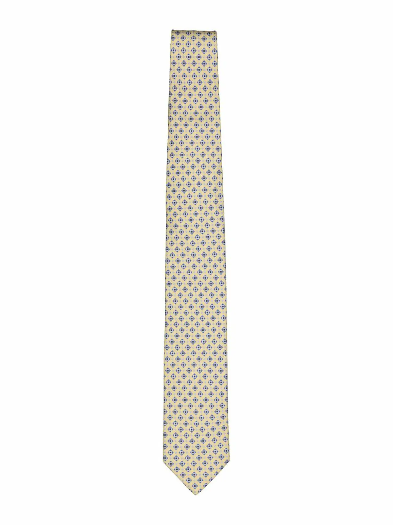 Solmiot & Asusteet<Stockholm Kravatt Jacquard-silkkisolmio M24E LIGHT YELLOW