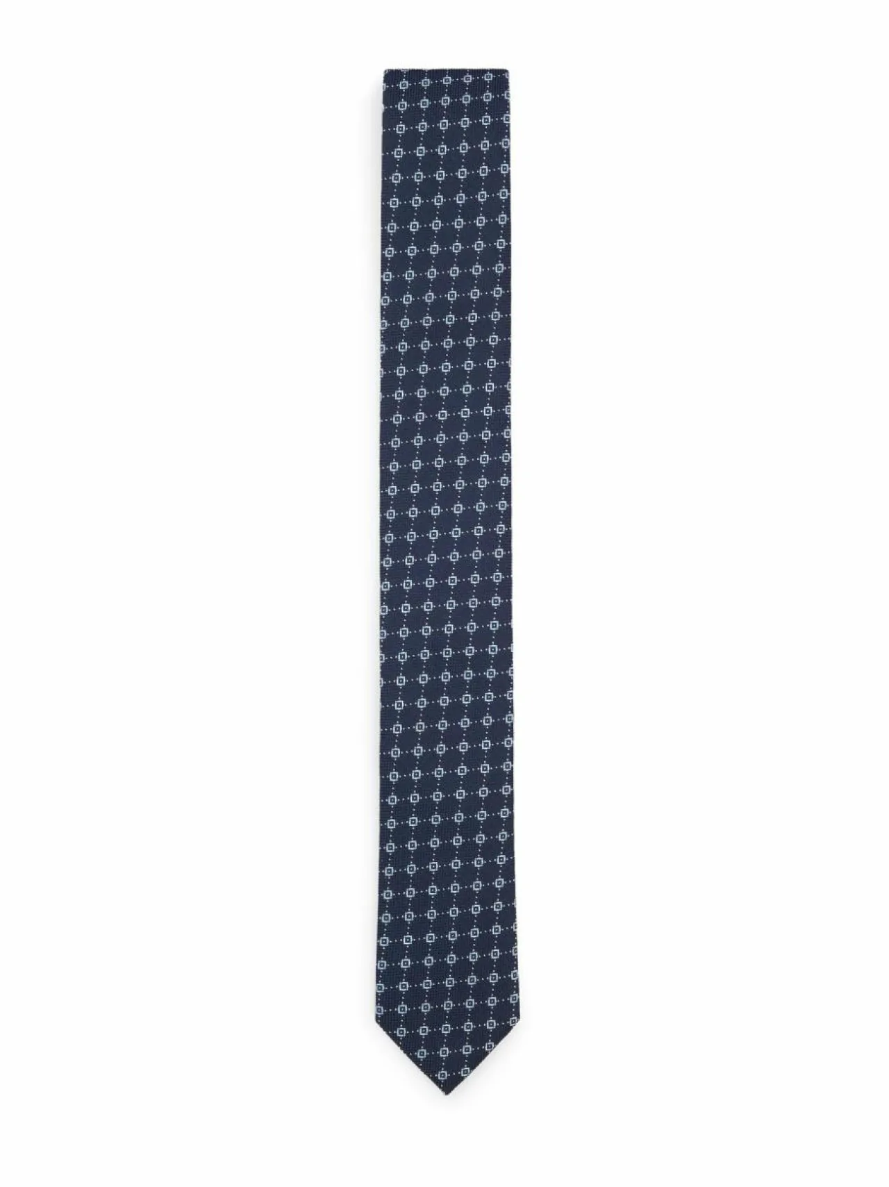 Solmiot & Asusteet<BOSS Jacquard-solmio 405 DARK BLUE