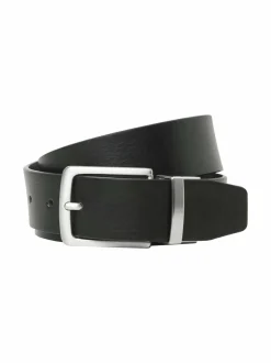 Vyöt<Jack & Jones Jacrio Reversible -nahkavyö BLACK DETAIL:DARK BROWN REVERSIBLE