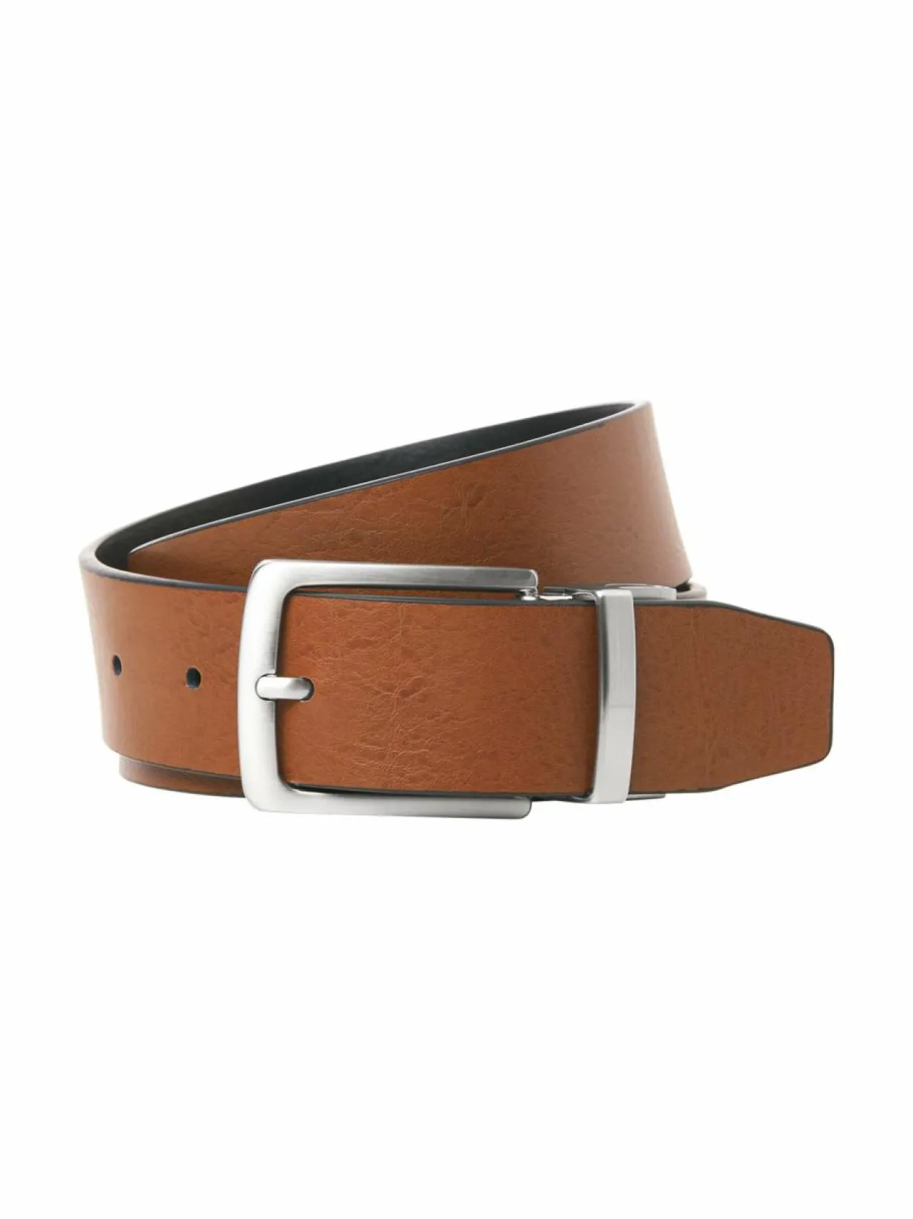 Vyöt<Jack & Jones Jacrio Reversible -nahkavyö BLACK DETAIL:COGNAC REVERSIBLE