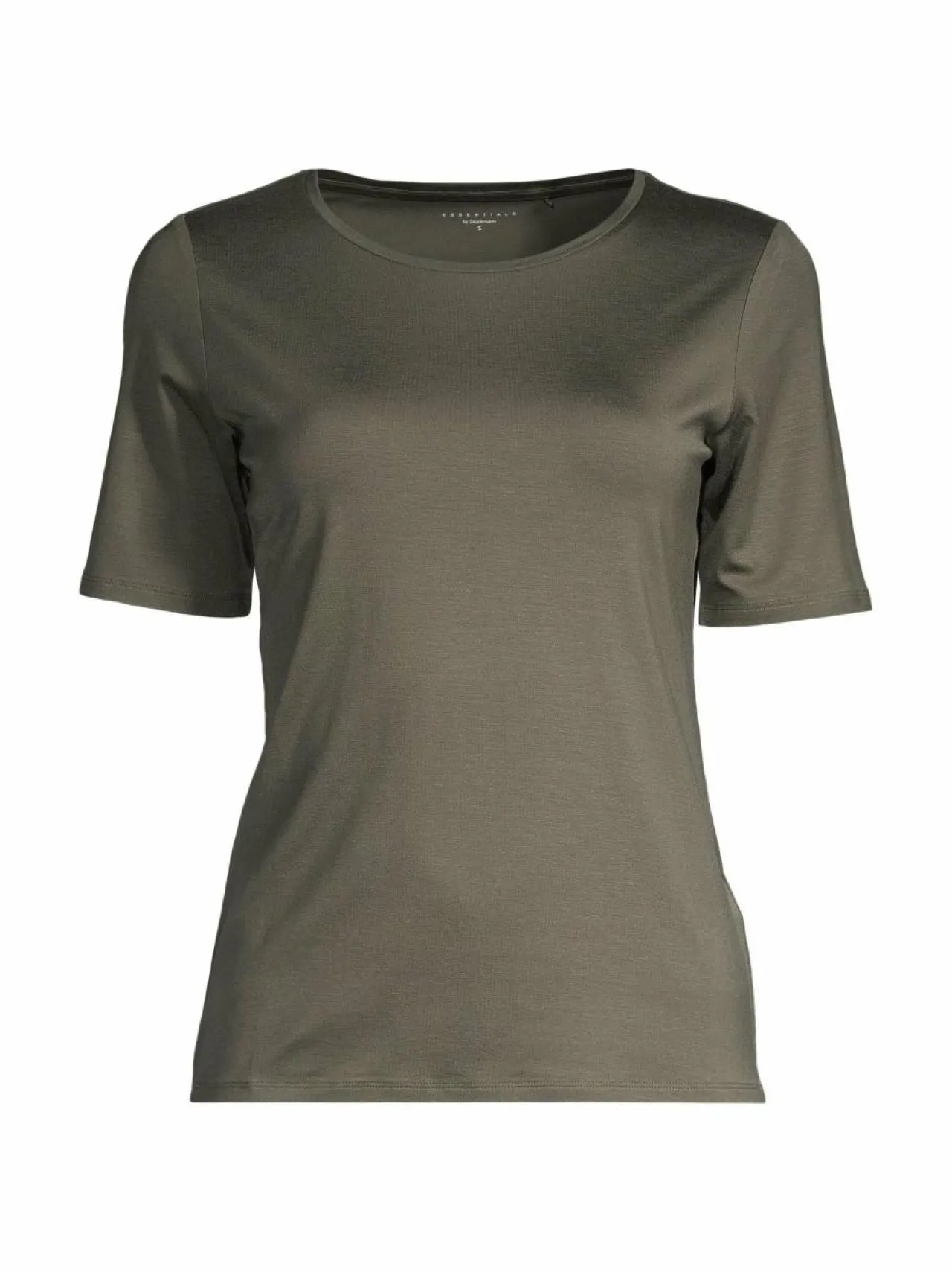 Paidat & Puserot<ESSENTIALS by Stockmann Jade t-paita LT.KHAKI GREEN
