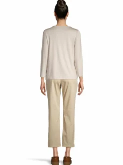 Paidat & Puserot<ESSENTIALS by Stockmann Jane-trikoopaita CHALK