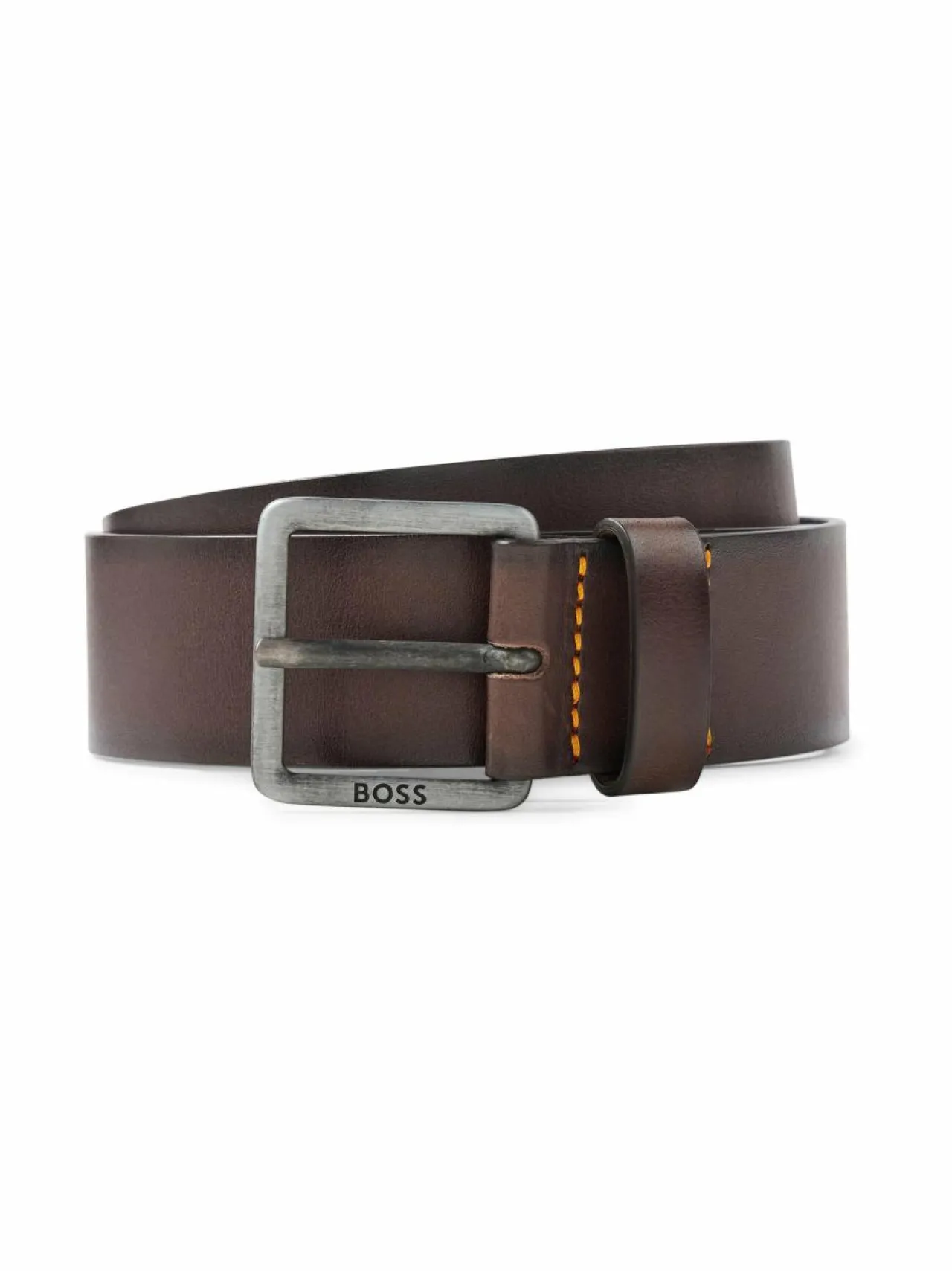 Vyöt<BOSS Jeeko-nahkavyö 202 DARK BROWN