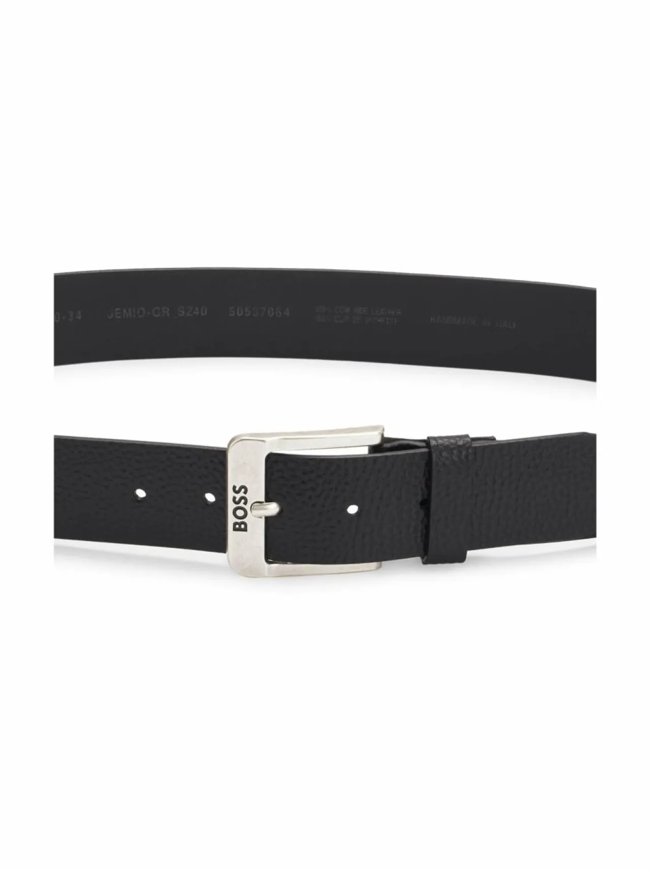 Vyöt<BOSS Jemio-nahkavyö 3.5 cm 001 BLACK