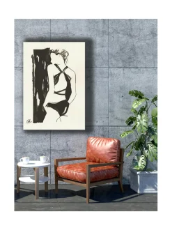 Jenniemilia Design , MOSS voimanainen canvas -taulu 70x120cm^ Taulut & Julisteet