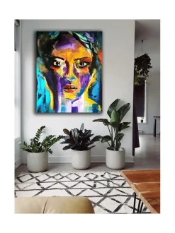 Taulut & Julisteet<Jenniemilia Design , WILMA voimanainen canvas -taulu 80 x 100 cm