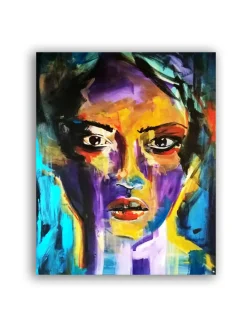 Taulut & Julisteet<Jenniemilia Design , WILMA voimanainen canvas -taulu 80 x 100 cm