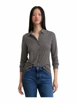 Paidat & Puserot<Marc O'Polo Jersey-paita W58 MULTI/DARK COFFEE